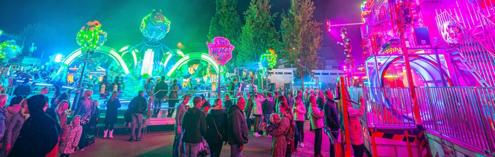 Kermis op het Kasteelplein in 2022.