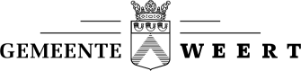 Logo van de gemeente Weert.